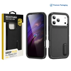 Defender Case With Stand Protective For iPhone 17 Pro