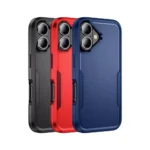 Rugged Armor Protective Case for iPhone 16