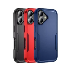 Rugged Armor Protective Case for iPhone 16