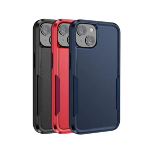 Rugged Armor Protective Case for iPhone 15