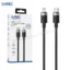 ANG BC23- Type C To Lightning Braided Fast Charging Cable - 1 Meter