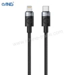 ANG BC23- Type C To Lightning Braided Fast Charging Cable - 1 Meter-2