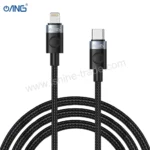 ANG BC23- Type C To Lightning Braided Fast Charging Cable - 1 Meter-4