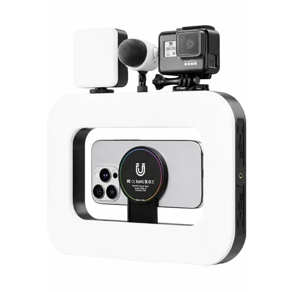 ZGRL-01 Portable RGB Magnetic Vlog Selfie Fill Light - 3