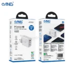 ANG TC80AG - Dual PD 65W USB C + Single USB QC3.0 GaN Turbo Adaptor - 2