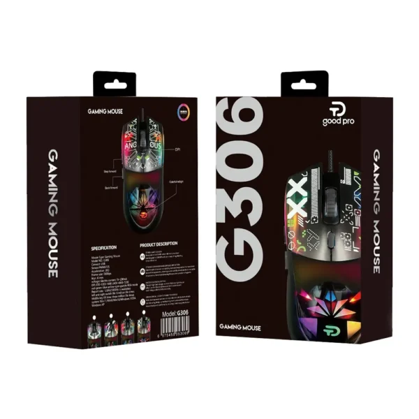 G-306 Wired Optical Gaming Mouse - 2
