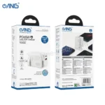 ANG TCX65A PD65W Dual Port GaN Charger With Built In Cable - 3