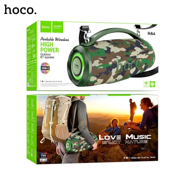 HOCO HA4 Surge Outdoor Wireless BT Speaker - 5