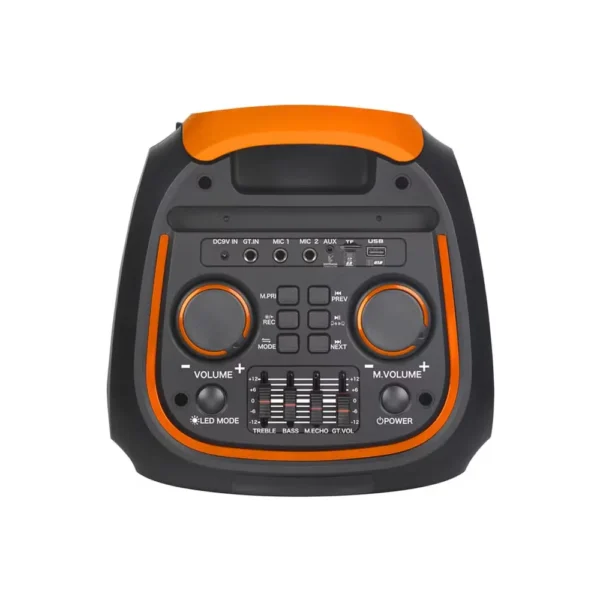 NDR-1095 8 Inch Bluetooth Party Speaker With Wireless Microphone - 4