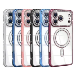10A Diamond Magsafe Magnetic Case For iPhone 17 Pro Max 18 Pro Max Main