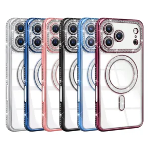 10A Diamond Magsafe Magnetic Case For iPhone 17 Pro Max 18 Pro Max Main