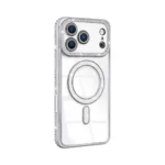 10B Diamond Magsafe Magnetic Case For iPhone 17 Pro Max 18 Pro Max Silver - Copy