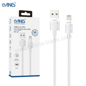 ANG BC23 - USB To Lightning 60W Braided Fast Charging Cable - 1 Meter