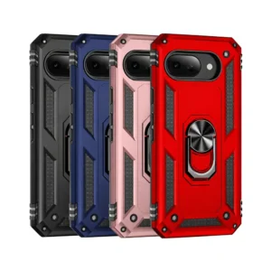 Slim Shockproof Ring Armor Stand Phone Cover Case for Google Pixel 10A