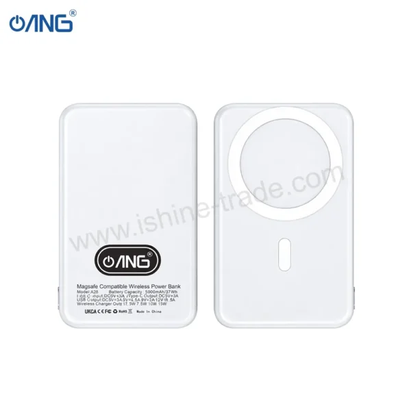 ANG A28 Magsafe Magnetic Wireless Charging 20W Power Bank 50000mAh - 1