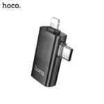 HOCO UA36E iP USB C Male to USB A Female OTG 2 in 1 Transparent Adapter - 1