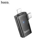 HOCO UA36E iP USB C Male to USB A Female OTG 2 in 1 Transparent Adapter - 3