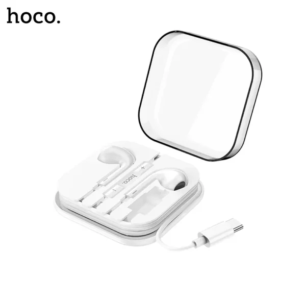 HOCO M1 Max Crsytal Type C Wired Earphones With Mic - 4