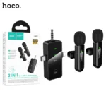 HOCO L20C Fair Dual Mic Wireless Microphone Lightning + USB C (3.5mm)
