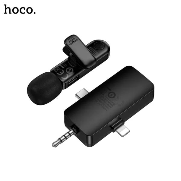 37A-Hoco-L20B-Fair-wireless-microphone-iP-Type-C-3.5mm - 4