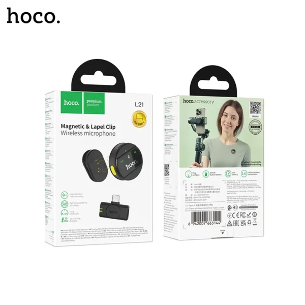 HOCO L21 Charm Wireless Microphone For Type C - 5