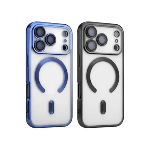 Magsafe Electroplated Clear Case For iPhone 17 Pro Max