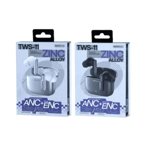 REMAX TWS-11 ANC+ENC Zinc Alloy True Wireless Stereo Music Call Earphones