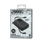 Remax FC-02 Scuba Series 45W 2 Fast Charging Cables 20000mAh Power Bank