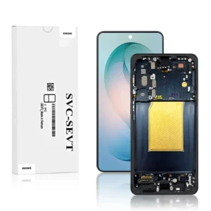 Genuine LCD Screen For Samsung Galaxy S26 Plus (S947) With Frame and Touchpad - Jet Black (GH82-39123A)
