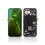Genuine LCD Screen For Google Pixel 8A (GKV4X, G6GPR) With Frame and Touchpad (G949-00767-00)