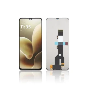 Replacement LCD Display Touch Screen For Motorola Moto G06 Black - No Frame