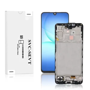 Genuine LCD Screen For Samsung Galaxy A17 (A176) With Frame and Touchpad - Black (GH82-38527A)