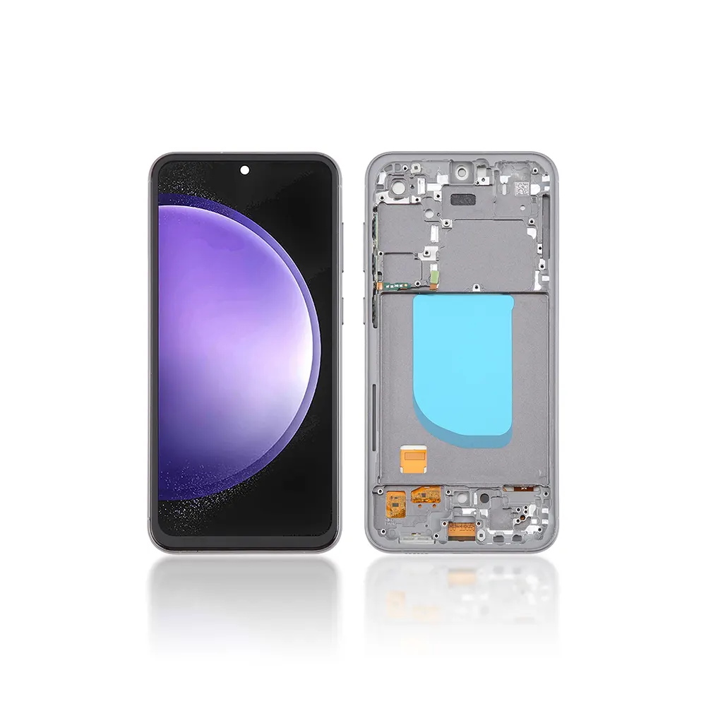 37A Replacement LCD Screen For Samsung Galaxy S23 FE Black With Frame Replacement LCD Screen For Samsung Galaxy S23 FE Black – With Frame