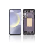 Replacement LCD Screen For Samsung Galaxy S24 Plus Black – With Frame