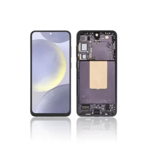 Replacement LCD Screen For Samsung Galaxy S24 Plus Black – With Frame