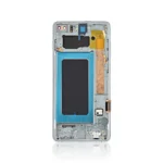 Genuine LCD Screen For Samsung Galaxy S10 Plus (G975F) With Frame and Touchpad - Prism Green (GH82-18849A)-1