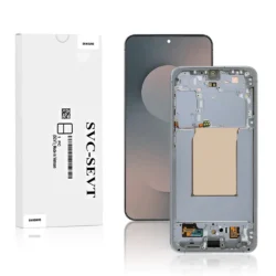Genuine LCD Screen For Samsung Galaxy S25 FE 5G (S731) With Frame and Touchpad - Black (GH82-38431A)