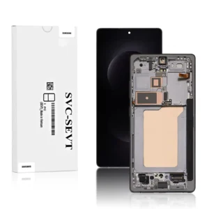 Genuine LCD Screen For Samsung Galaxy S25 Ultra (S938) With Frame and Touchpad - Jet Black (GH82-36387D)