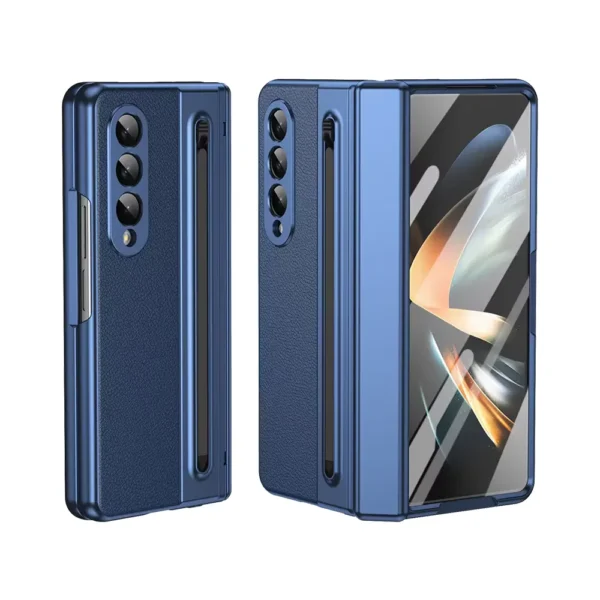 Retro Leather Magnetic Case For Samsung Z Fold 4 (F936B)-2