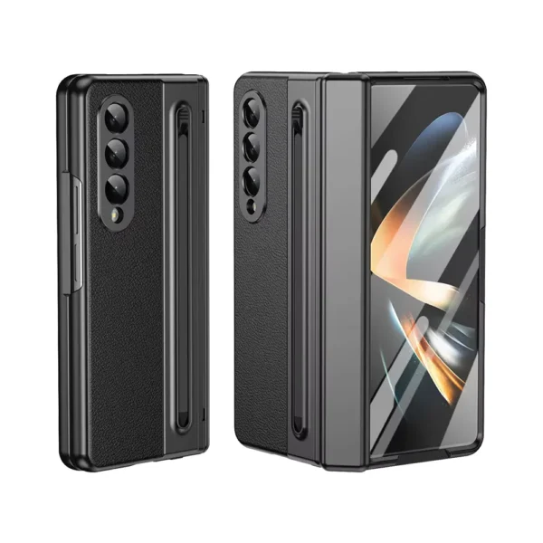 Retro Leather Magnetic Case For Samsung Z Fold 4 (F936B)-1