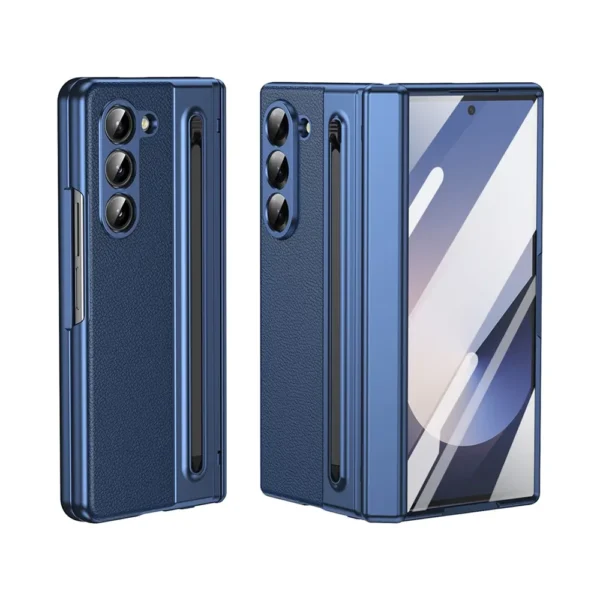 Retro Leather Magnetic Case For Samsung Z Fold 5 (F946B)-1