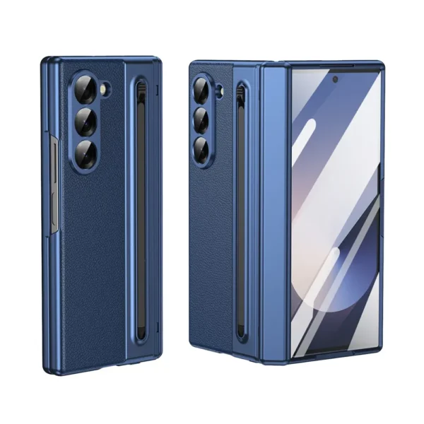 Retro Leather Magnetic Case For Samsung Z Fold 6 (F956B)-2