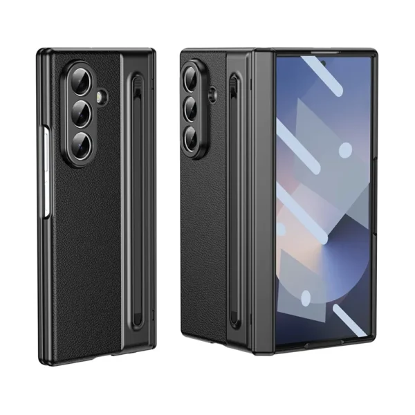 Retro Leather Magnetic Case For Samsung Z Fold 7 (F966B)-1