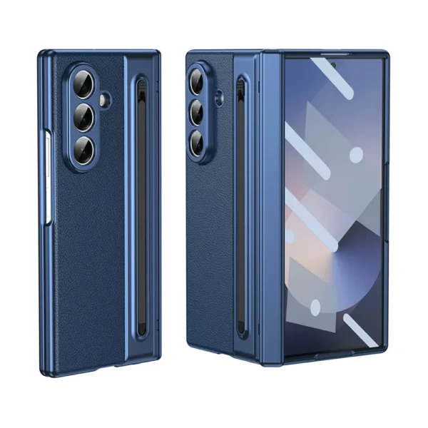Retro Leather Magnetic Case For Samsung Z Fold 7 (F966B)-2