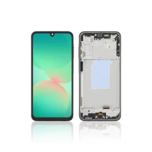 Replacement OLED LCD Screen For Samsung Galaxy A26 (A266E) Black - With Frame