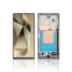 Replacement LCD Screen For Samsung Galaxy S24 Ultra (S928) Black – With Frame