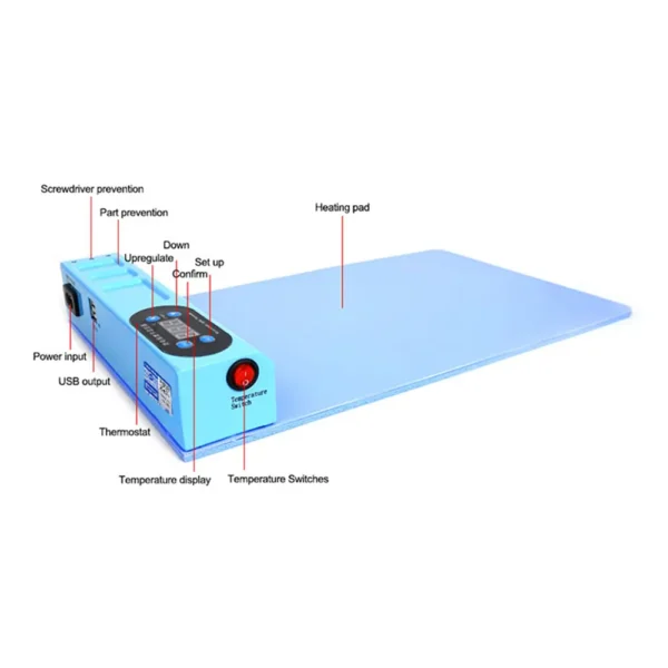 Sunshine S-918E Heating Pad For LCD Screen Separator-4