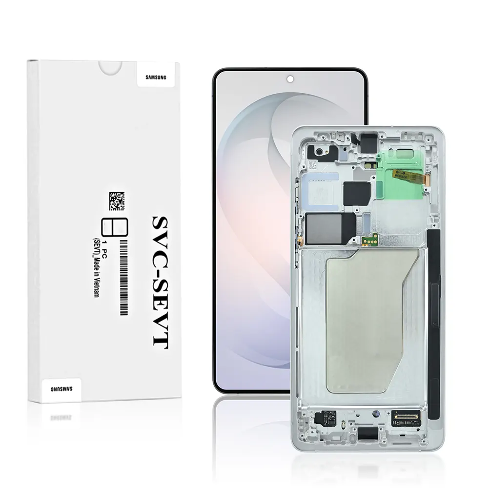 25A Genuine LCD Screen For Samsung Galaxy S26 Ultra S948 With Frame and Touchpad White Genuine LCD Screen For Samsung Galaxy S26 Ultra (S948) With Frame and Touchpad - Touch White (GH82-38877D)
