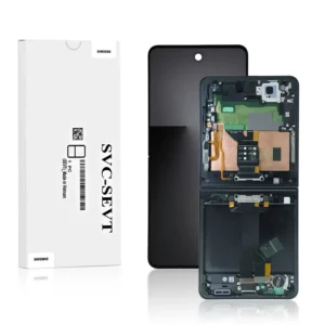 Genuine LCD Screen For Samsung Galaxy Z Flip 7 5G (F766) With Frame and Touchpad Inner – Black (GH82-37581C)