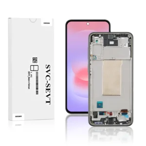 Genuine LCD Screen For Samsung Galaxy A37 ( A376) With Frame and Touchpad - Awesome Charcoal (GH82-39232A)